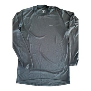 Patagonia Black Capilene Baselayer Shirt Mens Size Medium Long Sleeve